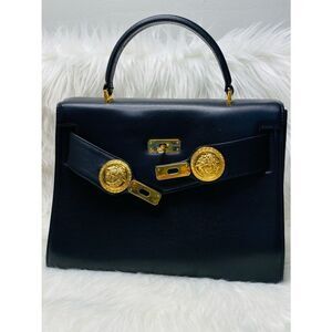 Versace Rare Vintage 1997  “Princess Diana” Kelly Bag w Cert of  Authenticity